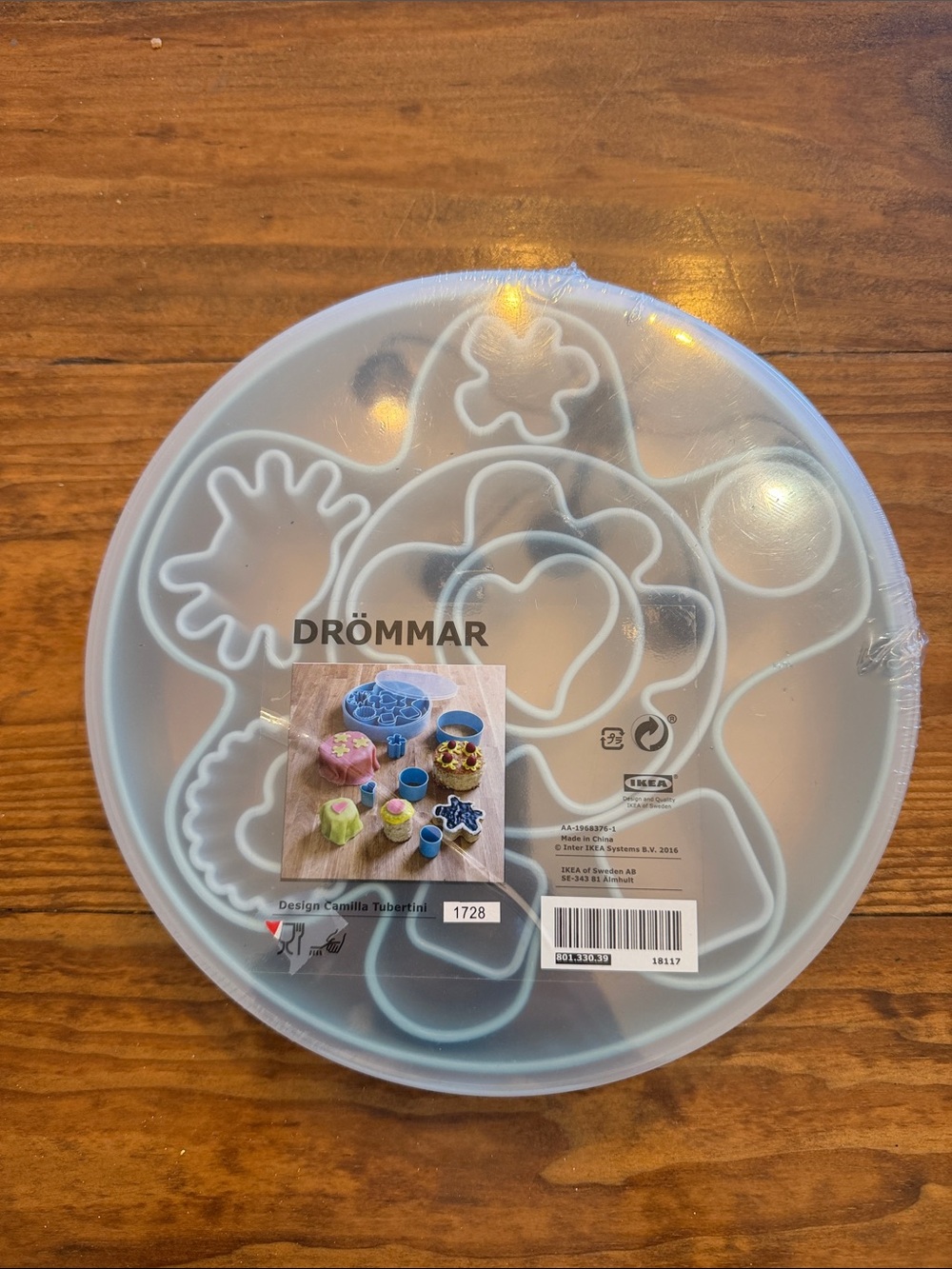 IKEA DRÖMMAR Silicone Cookie Cutter Set - White Frost
